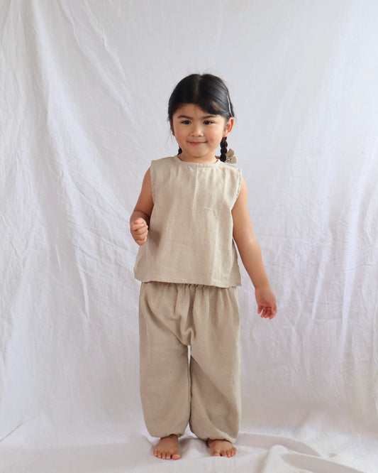 Boxy Singlet - Natural